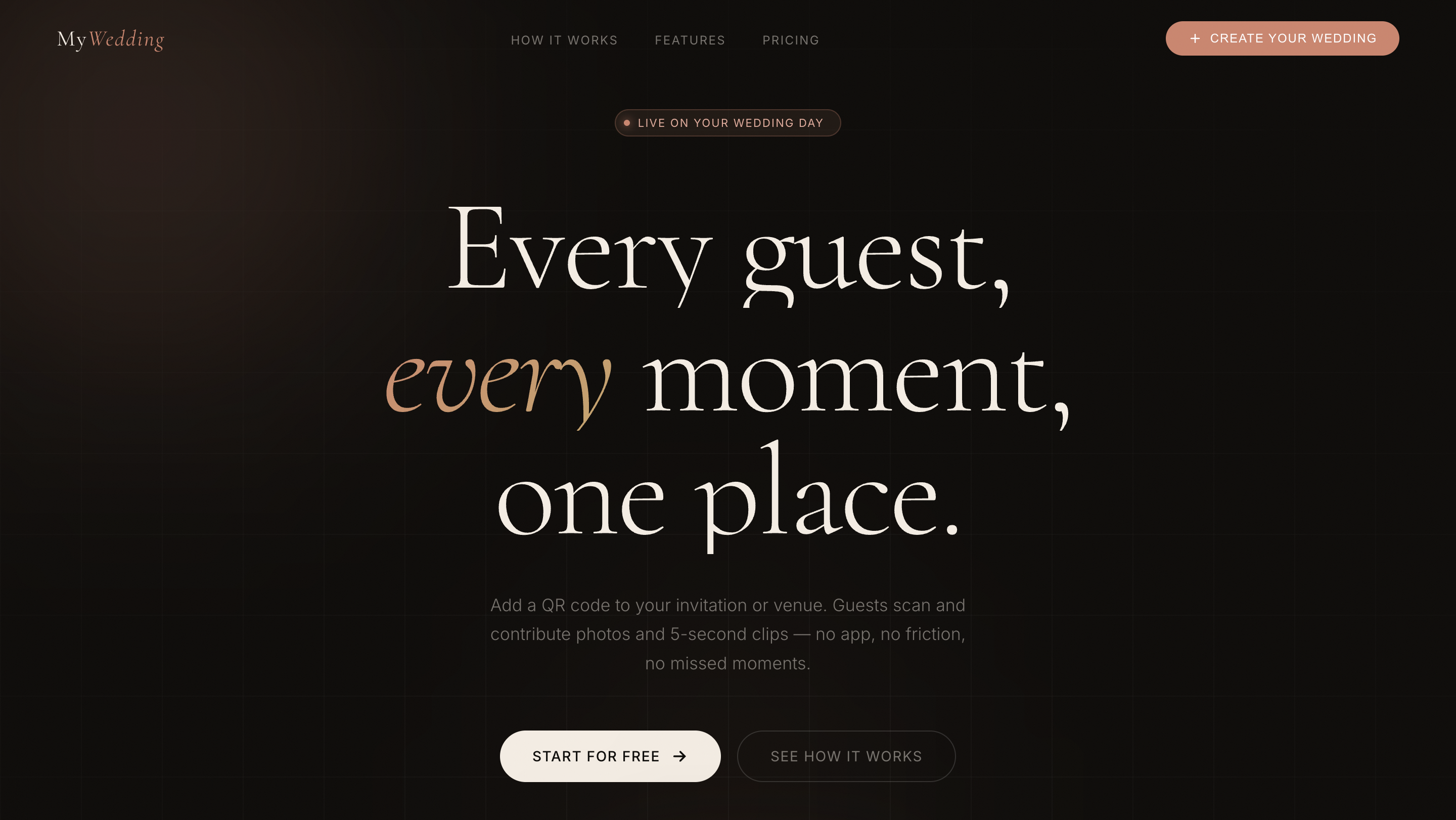 MyWedding — wedding image pooling tool
